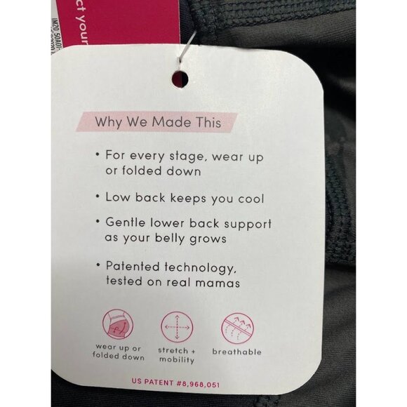 Isabel Maternity Leggings Women's‎ XS Green Black Camo Crossover Support Stretch - Picture 11 of 11